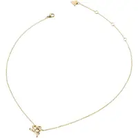 GUESS halsketting Love Bites 16-18" Embraced Hearts Necklace Yellow Gold goudkleurig