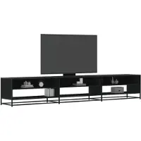 vidaXL Tv-meubel 270x40x46 cm bewerkt hout zwart