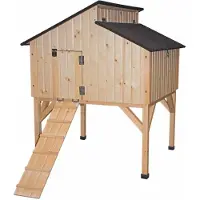 Duvo+ duvoplus Woodland Design Cackleberry Cottage - Houten Kippenhok - FSC Hout - 131x83x114cm