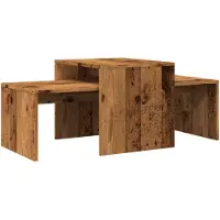 vidaXL Salontafel, look van gerecycled hout, 100x48x40 cm, houtvezel
