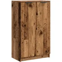 vidaXL Schoenenkast 59x35x100,5 cm bewerkt hout oud houtkleurig