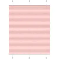 vidaXL Plissé rolgordijn 110x150cm stofbreedte 109,4cm polyester roze