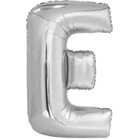 Amscan Letterballon E Folie 114 Cm Zilver