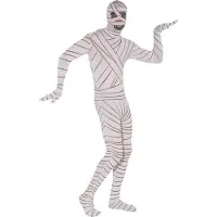 Rubies Halloween kostuum mummie tweede huid - Verkleedkleding - Large