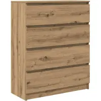 vidaXL Dressoir 80x35x99 cm spaanplaat artisan eikenkleurig