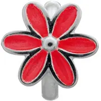 Endless Jewelry Endless Red Enamel Flower Silver Bedel Rood Zilver 41155-3