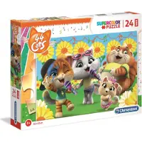 Clementoni legpuzzel Maxi 44 Cats 24 stukjes
