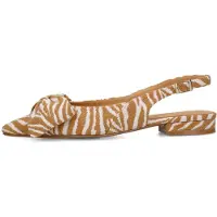 Manfield Slingpumps ecru / cognac