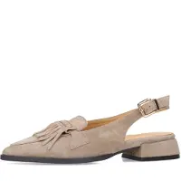 Manfield Slingpumps taupe