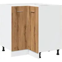 vidaXL Keukenkastje Lyon 75,5x75,5x81,5 cm bewerkt hout artisanaal eiken