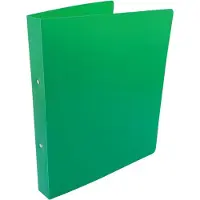 Alpha ringmap, voor ft A4, uit PP, 2 ringen van 25 mm, groen - 5 stuks