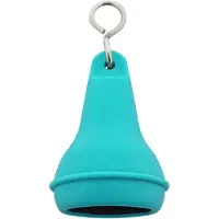 Combicraft Hotel sleutelhanger Mayfair met open onderkant 41x70mm turquoise - 10 stuks