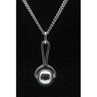 MOOYE ® - Collectie Zilveren Rammelaar massief ketting hanger