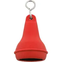 Combicraft Hotel sleutelhanger Mayfair met open onderkant 41x70mm rood - 50 stuks
