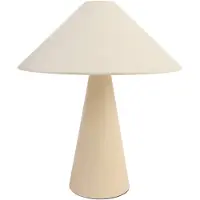 Light & Living Tafellamp E14 Ø40x44,5 cm DOLORE zand+linnen naturel