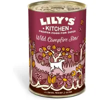 Lily's Kitchen 3x Hondenvoer Nat Wild Campfire Stew Hert - Fazant - Zalm 400 gr