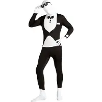 Rubies - Feesten & Gelegenheden Kostuum - Second Skin Smoking Gala Morphsuit Tuxedo - Man - - Maat 44-46 - Carnavalskleding - Verkleedkleding