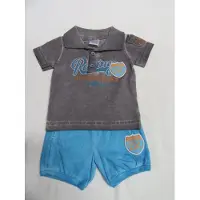 Dirkje 2-delig setje Racing washed grey maat 62