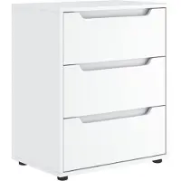 vidaXL Dressoir VISNES 60x40x73 cm bewerkt hout wit