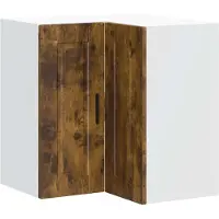 vidaXL Keuken hoekkast "Porto" bewerkt hout gerookt eikenkleurig