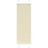 vidaXL Plissé rolgordijn 40x150 cm stofbreedte 39,4 cm polyester crème