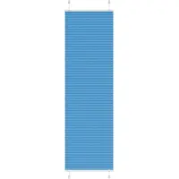 vidaXL Plissé rolgordijn 65x200 cm stofbreedte 64,4 cm polyester blauw