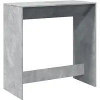 vidaXL Bartafel 102x50x103,5 cm bewerkt hout betongrijs