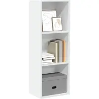 vidaXL Boekenkast 40x30x114 cm bewerkt hout wit