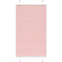 vidaXL Plissé rolgordijn 70x100 cm stofbreedte 69,4 cm polyester roze