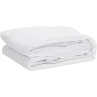 vidaXL Matrasbeschermer waterdicht 140x190 cm wit
