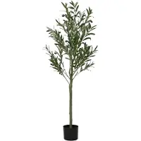 vidaXL Kunstolijfboom 450 blaadjes 120 cm groen