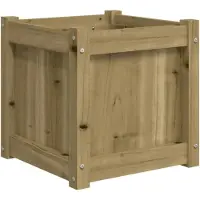 vidaXL Plantenbak 40x40x40 cm geïmpregneerd grenenhout