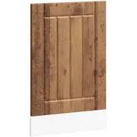 vidaXL Vaatwasserfront Lucca, look van oud hout, houtvezel