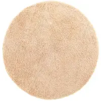 vidaXL Hoogpolig vloerkleed NAVARRA 100x100 cm polyester beige