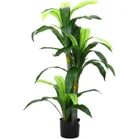 vidaXL Kunstboom Dracaena 36 bladeren 120 cm groen