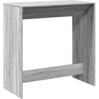 vidaXL Bartafel 102x50x103,5 cm bewerkt hout grijs sonoma eikenkleur