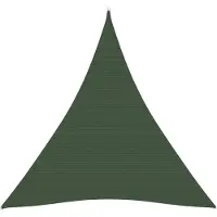 vidaXL Zonnezeil 160 g/m² 5x6x6 m HDPE donkergroen