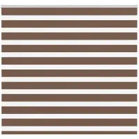 vidaXL Zebra rolgordijn 165x100 cm stofbreedte 160,9cm polyester bruin
