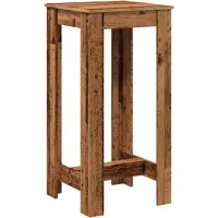 vidaXL Bartafel 51x50x103,5 cm bewerkt hout oud houtkleurig