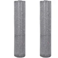 vidaXL Antislip verfdoek, 2 stuks, 25 meter, 180 g/m², grijs