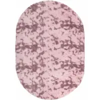 vidaXL Hoogpolig vloerkleed NAVARRA 300x200 cm polyester stoffig roze