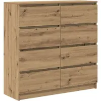 vidaXL Dressoir Artisan-Eikenhout, 100x35x99 cm, houtvezel