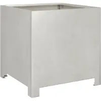 vidaXL Plantenbank 40x40x40 cm roestvrij staal