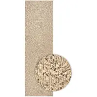vidaXL Vloerkleed ZIZUR binnen en buiten 80x250 cm jute look