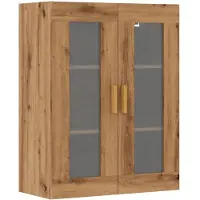 vidaXL Bovenkast 69,5x34x90 cm artisanaal eikenkleurig