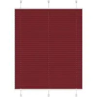 vidaXL Plissé rolgordijn 105x150cm stofbreedte 104,4cm bordeauxrood