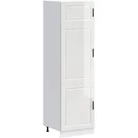 vidaXL Keuken kast Porto, hoogglans wit, houtvezel