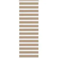 vidaXL Zebra Blind 90x200 cm stofbreedte 85,9 cm polyester zandbruin