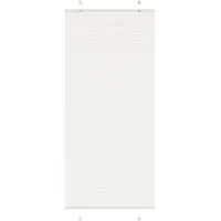 vidaXL Plissé rolgordijn 95x200 cm stofbreedte 94,4 cm polyester wit