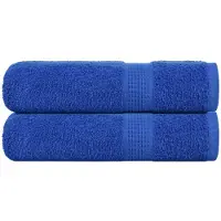 vidaXL Handdoeken FROGN 2 st 50x100 cm 360 g/m² blauw